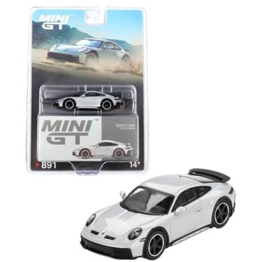 Imagem de Diecast Model Car Compatible with Mini GT 1:64 Porsche 911 Dakar Ice Gray Metallic Limited Edition MGT00891