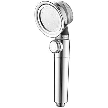 Imagem de YYBOES Chuveiro de cabeça de chuveiro filtro de chuveiro elétrico cabeça de chuveiro chuveiro de alta pressão para aumentar a pressão painel de aço inoxidável Booster multifuncional chuveiro Ele