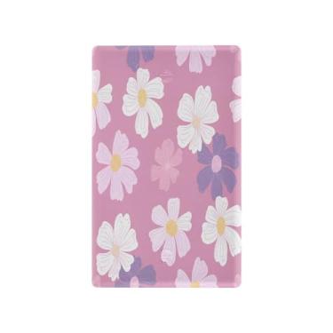 Imagem de Wassud Placa de cobertura para interruptor de luz, flores divertidas, capas de tomada decorativas, placa de parede para tomadas elétricas em branco 11 x 6 cm