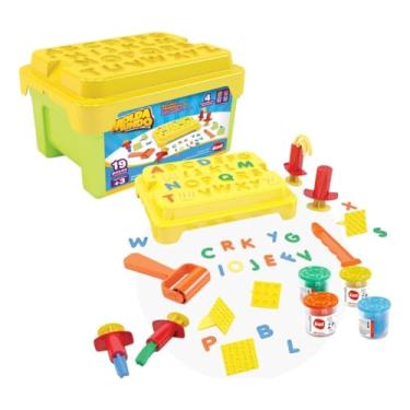 Imagem de Box de Massinha Infantil – Kit Completo com Massinhas Coloridas e Acessórios | Brinquedo Educativo e Criativo para Crianças | Modelagem e Coordenação Motora