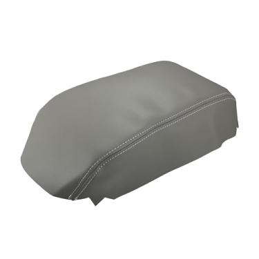 Imagem de Hihaha Capas de apoio de braço para console central para Nissan Pathfinder 2005-2012 / acessórios interiores de carro/couro sintético durável / 1 peça cinza