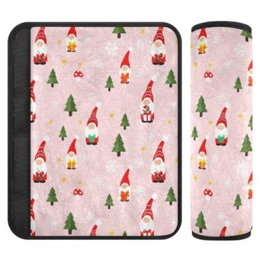 Imagem de Burbuja Capa para cinto de segurança de carro Gnomos Protetor de cinto de segurança de carro macio confortável para alça de ombro de assento, 1 par médio