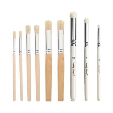 Imagem de Conjunto De Pincéis Secos Para Pintura Miniatura Profissional Para Mod