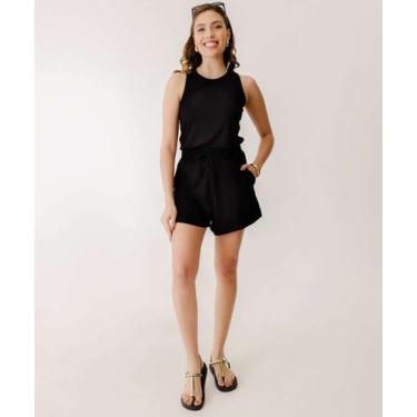 Imagem de Short Feminino Clochard Bolsos Marisa-61080, Preto, GG