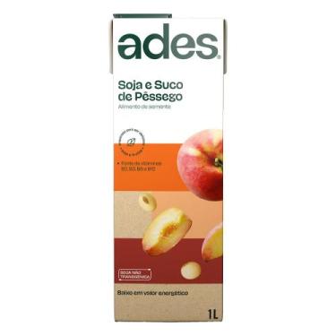 Imagem de Bebida à Base de Soja Sabor Pêssego Ades 1l