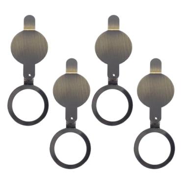 Imagem de ibasenice Capa de olho mágico para porta - 4 peças de visualizador de porta de segurança, protetor de olho mágico de segurança doméstica para escritórios domésticos