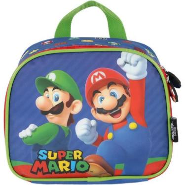 Imagem de Lancheira Termica Super Mario BROS MAO/COSTA AZ. - Luxcel