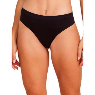 Imagem de Calcinha Hope 38020 Biquini Sem Costura Laterais Largas Conforto, Pret