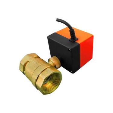 Imagem de Registro Válvula Esfera Elétrica 12 a 24v Motorizada 1 e Meia Polegada