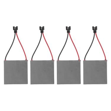 Imagem de Garosa Placa Geradora de Ventilador de Lareira, 4 Unidades, Liga de Alumínio 227 ℃, Alta Temperatura Com Forte Adaptabilidade para Reparo de Ventilador de Lareira