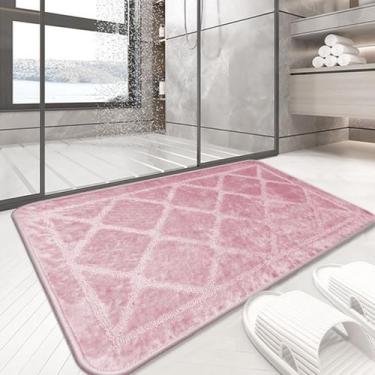 Imagem de 2 Tapete Banheiro Grego Antiderrapante Macio Ce Ro 40x60 - IDEALIZA