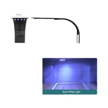 Imagem de Luz LED Super Fina Para Aquário 5W 10W 15W À Prova d'Água Com Clipe Pa