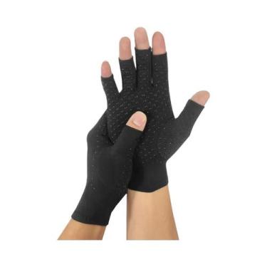 Imagem de Luvas De Compressão Magnética Anti-Artrite Para Dor Nas Mãos, Suporte 