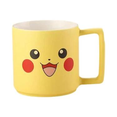 Imagem de Caneca De Café De Cerâmica Pikachu Fofa, Copo De Leite Para Café Da Ma