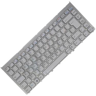 Imagem de Teclado mBook para Sony Vaio Vgn-fw180eh, Vgn-fw495j Frame Prata