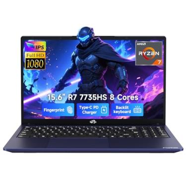 Imagem de NIMO 15.6" IPS FHD-Gaming-Laptop, Ryzen 7 7735HS 32GB DDR5 RAM 1TB SSD (Beats i7-12650H, 8C/16T, Up to 4.75GHz) Computer with Radeon 680M Graphics 100W Type-C Backlit Keyboard Fingerprint