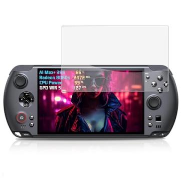 Imagem de NOUKAJU Protetor de tela para console de jogos GPD WIN 5, vidro temperado HD, dureza 9h, arranhões, anti-impressão digital, protetor de filme de vidro temperado para GPD WIN 5 [1 unidade]
