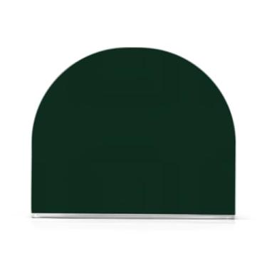 Imagem de Porta-guardanapos de mesa de cor sólida verde escuro liso, suporte de guardanapos de papel, pacote com 2, porta-guardanapos para restaurante