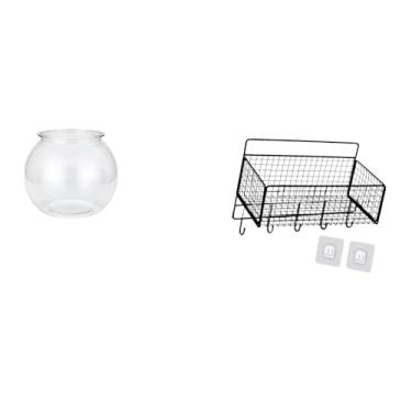 Imagem de Whtkoph Aquário Transparente para Pequenos Aquários, Vaso Decorativo para Peixes Pequenos E para Mesa, Ideias de Decoração para Casa E Escritório.