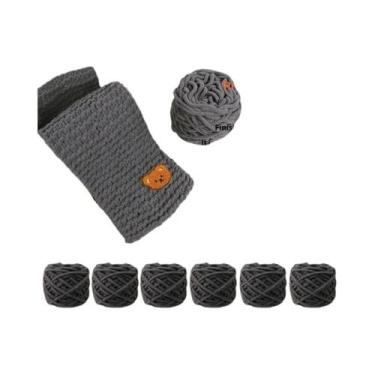 Imagem de Novelo De Lã De 6 Fios Para Cachecol De Ursinho De Pelúcia, Joias Arte