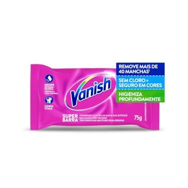 Imagem de Vanish Tira Manchas Em Barra 75G Para Roupas Coloridas