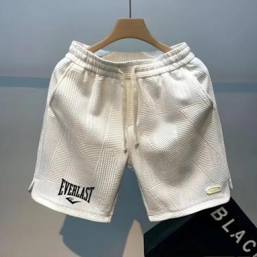 Imagem de Bermudas Casuais Masculinas Estampadas Respirável Confortável Para Pri