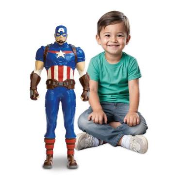 Imagem de Boneco Capitão America Extreme 50 cm - TCS