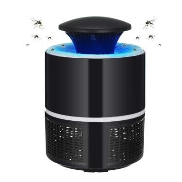 Imagem de Lâmpada Elétrica para Matar Mosquitos Doméstica Inalação Insetos Voados Zapper LED Ventilador de Sucção USB Powered Física Sem Radiação