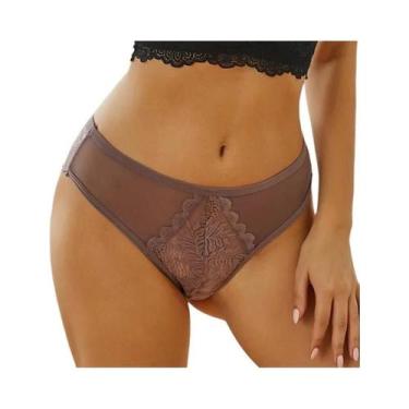 Imagem de Calcinhas De Renda Sexy Femininas Em Cores Sólidas G-String Macias E R