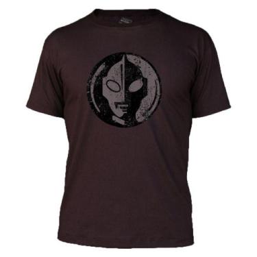 Imagem de Camiseta - ULtraman - Dasantigas, PP, Marrom escuro