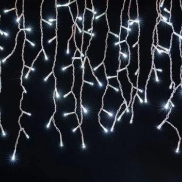 Imagem de Cascata de Luz Natalina 300 Leds 8 Funções Pisca Pisca Cortina para De