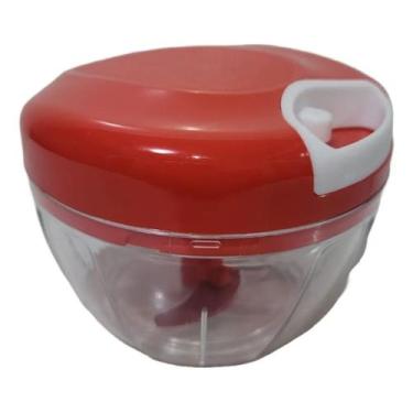 Imagem de Processador Manual E Moedor De Frutas Alho Temperos Cebola-Vermelho