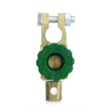 Imagem de Link de Terminal Bateria para Corte Rápido e Desconexão Peças Carro Caminhão Automóvel Veículo Liga Zinco com Revestimento Latão Operação Fácil Previne Vazamento Elétrico Perda Eletricidade