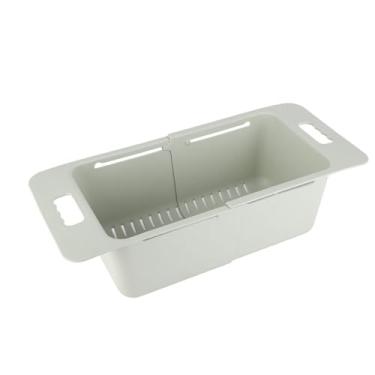 Imagem de Cesta de freezer ajustável Grcfumo, caixas organizadoras de freezer profundo, organizador de freezer ajustável para a maioria dos freezers e prateleiras (Green)