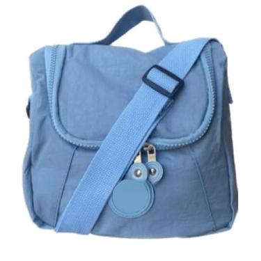 Imagem de Bolsa Térmica Feminina Masculina Lancheira Com Alça Porta Marmita Trabalho Escola(Azul 1)