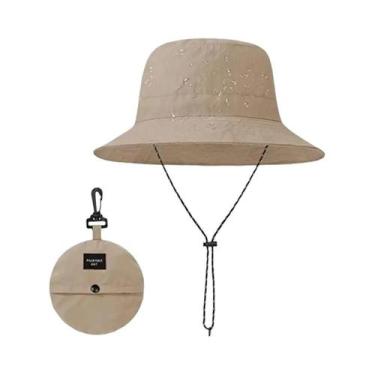 Imagem de Chapéu De Sol Feminino Impermeável Anti-UV Estilo Panamá Para Proteção