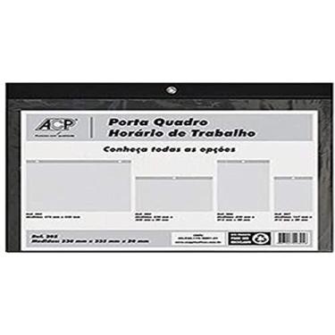 Imagem de QUADRO DE AVISO ACP PORTA HORÁRIO TRABALHO 240X340 HORIZONTAL 305