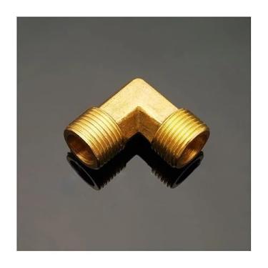 Imagem de 1/20.3 cm 1/10.2 cm 3/20.3 cm 1/5.1 cm 3/10.2 cm 2.5 cm fêmea x rosca macho 90 graus latão cotovelo encaixe conector acoplador para água combustível cobre adaptador (macho, 2,5 cm)