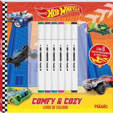 Imagem de Livro - Hot Wheels - Comfy and Cozy - para colorir