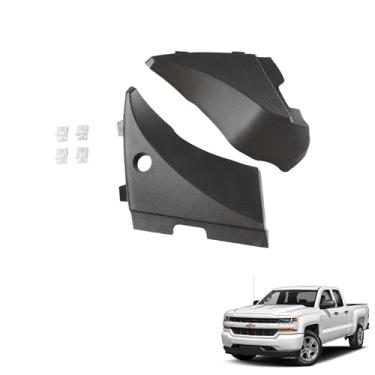 Imagem de GrteRokky 1 par de painel de tampa do limpador de para-brisa compatível com Chevy Silverado 1500 2500 3500 e 2014-2019 GMC Sierra Substitui 23178017 22776513