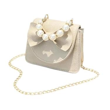 Imagem de Bolsa tiracolo de couro macio para mulheres mini bolsa de ombro multifuncional elegante para transporte diário, Bege, Bolsas transversais