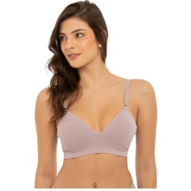 Imagem de Sutiã Com Bojo Trifil Daily Reforçado Sem Costura 4936, Macadâmia, GG