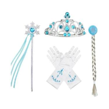 Imagem de Tiara E Peruca Da Princesa Elsa Anna Para Crianças, Acessórios De Fant