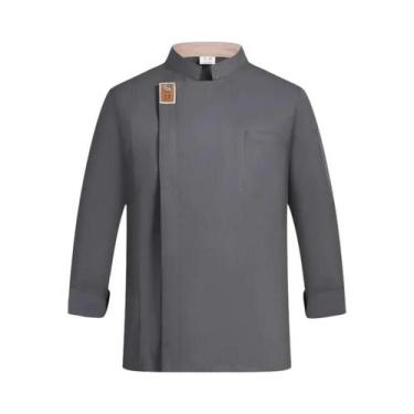 Imagem de Roupas De Trabalho Para Chef Profissional, Camisa De Cozinha, Uniforme
