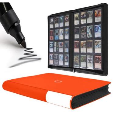 Imagem de Álbum para Cartas D DACCKIT Modelo C Naranja Sin Anillas para 1600 Car