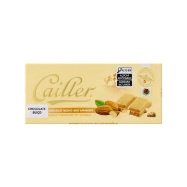 Imagem de Chocolate Suiço Branco com Amêndoas Cailler 100g