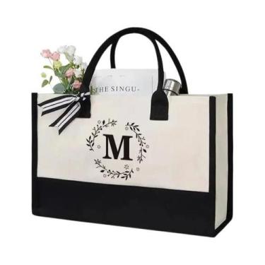 Imagem de Bolsas De Lona De Grande Capacidade Personalizadas Com Logo De Boutiqu