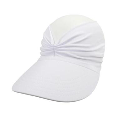 Imagem de Chapéu De Sol Feminino Para Primavera E Verão, Viseira De Proteção Sol