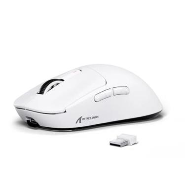 Imagem de Mouse Gamer ATTACK SHARK X3 Sem Fio Tri-Mode (2.4G/Bluetooth/USB) Sensor PixArt PAW3395...