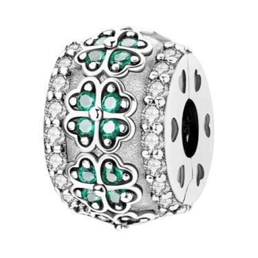 Imagem de Pingentes De Urso Fofo Banhados a Prata Para Pulseiras De Amizade Femi